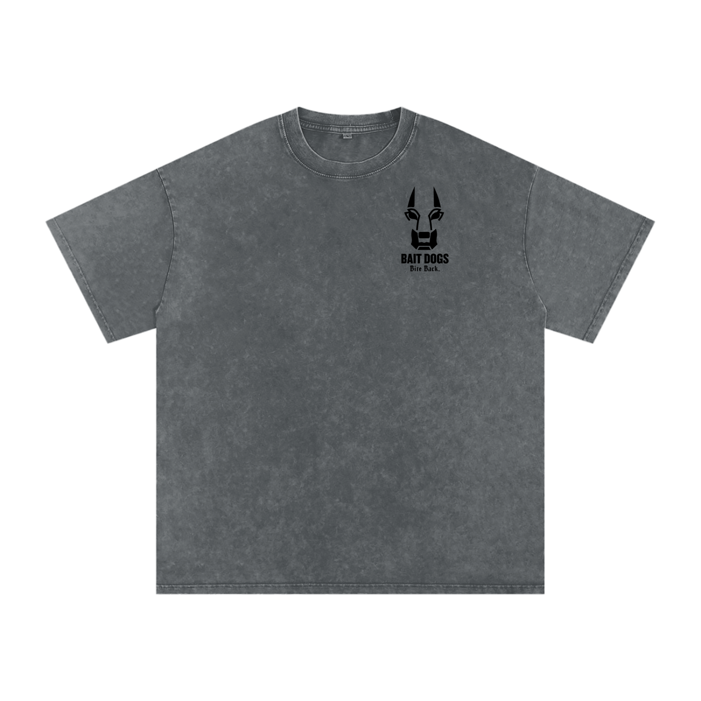 The Big Dog Black Oversized T-Shirt | Bait Dogs Streetwear